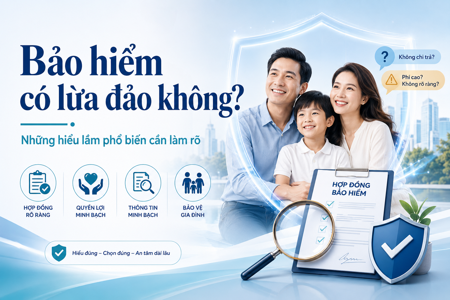 Bảo hiểm có lừa đảo không? Những hiểu lầm phổ biến cần làm rõ