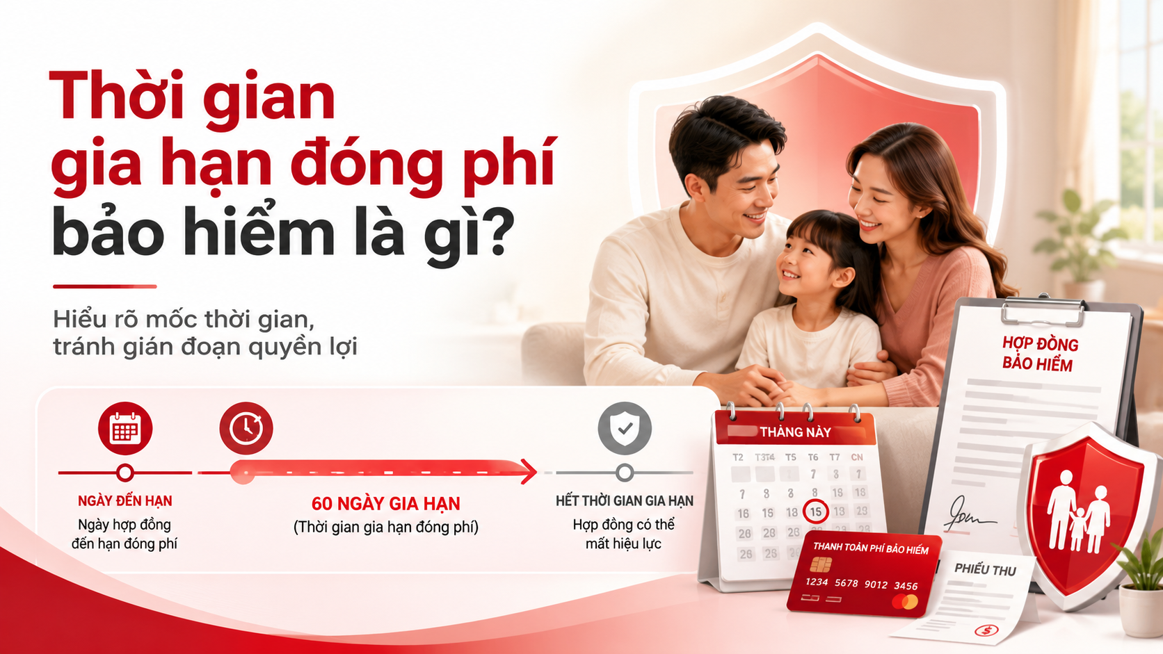 Thời gian gia hạn đóng phí bảo hiểm là gì? Chi tiết các mốc thời gian khách hàng cần nhớ