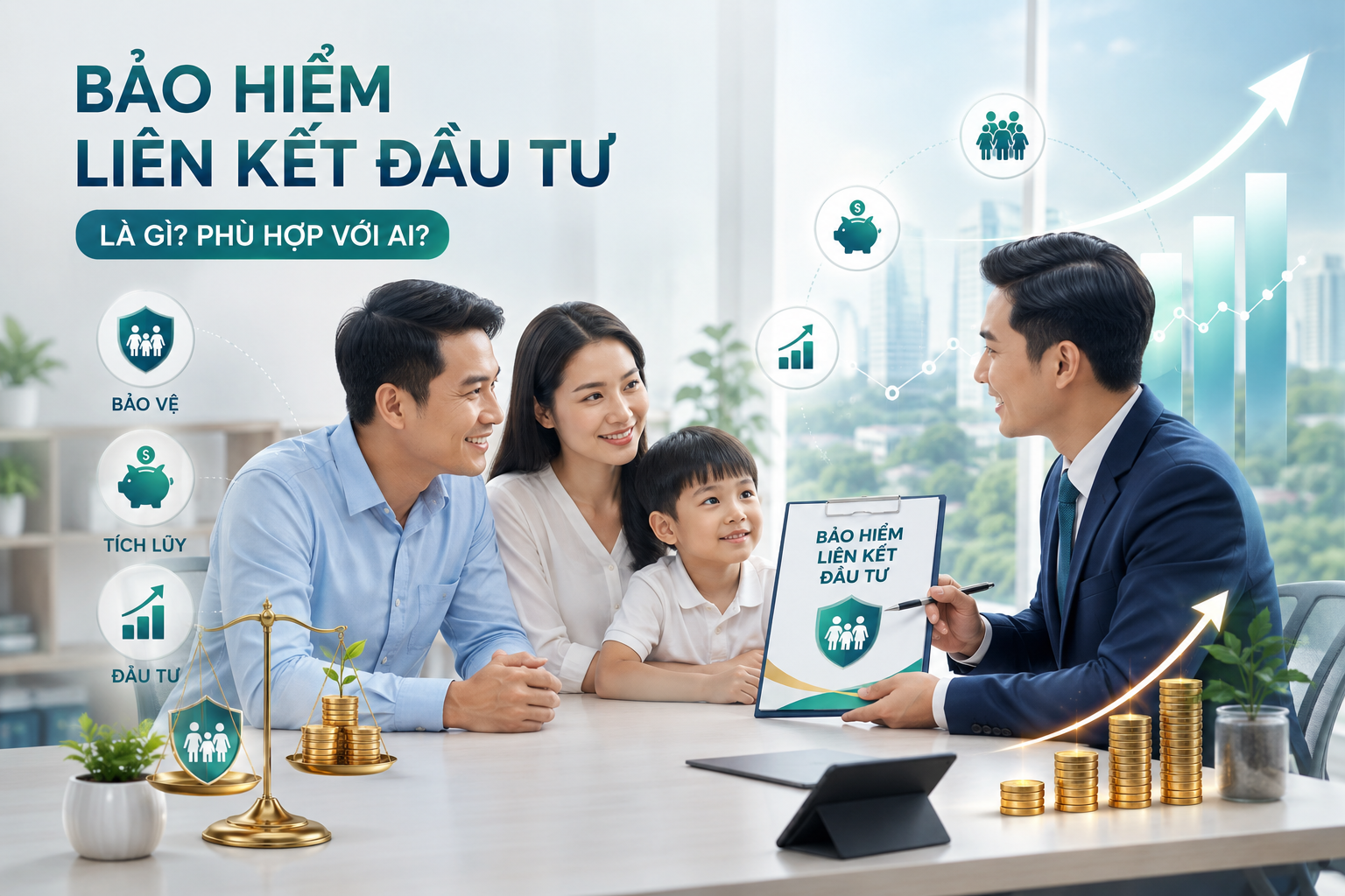 Bảo hiểm liên kết đầu tư là gì? Phù hợp với ai?