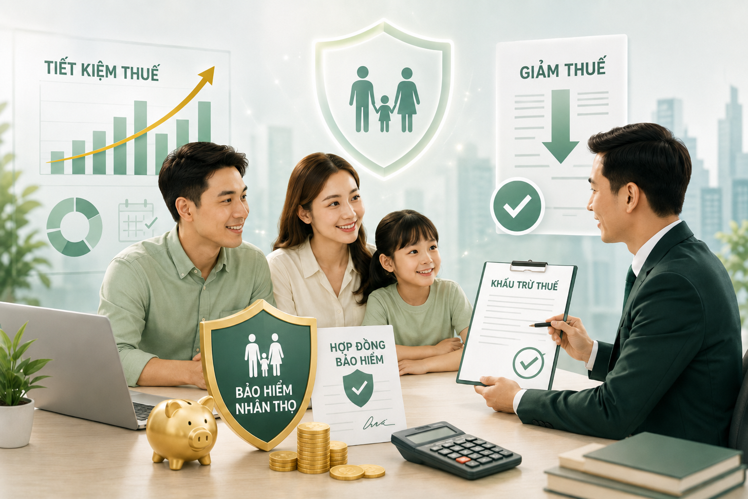 Minh họa bảo hiểm nhân thọ được giảm trừ khi tính thuế thu nhập cá nhân